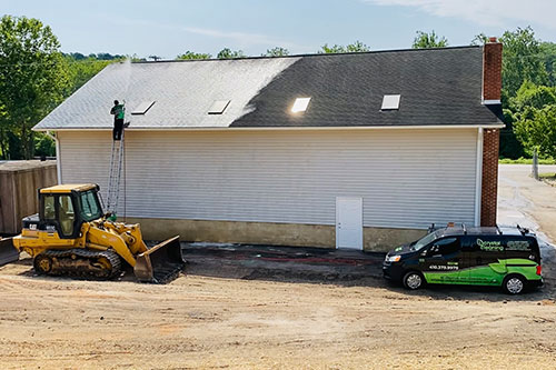 Roof Soft Washing Services